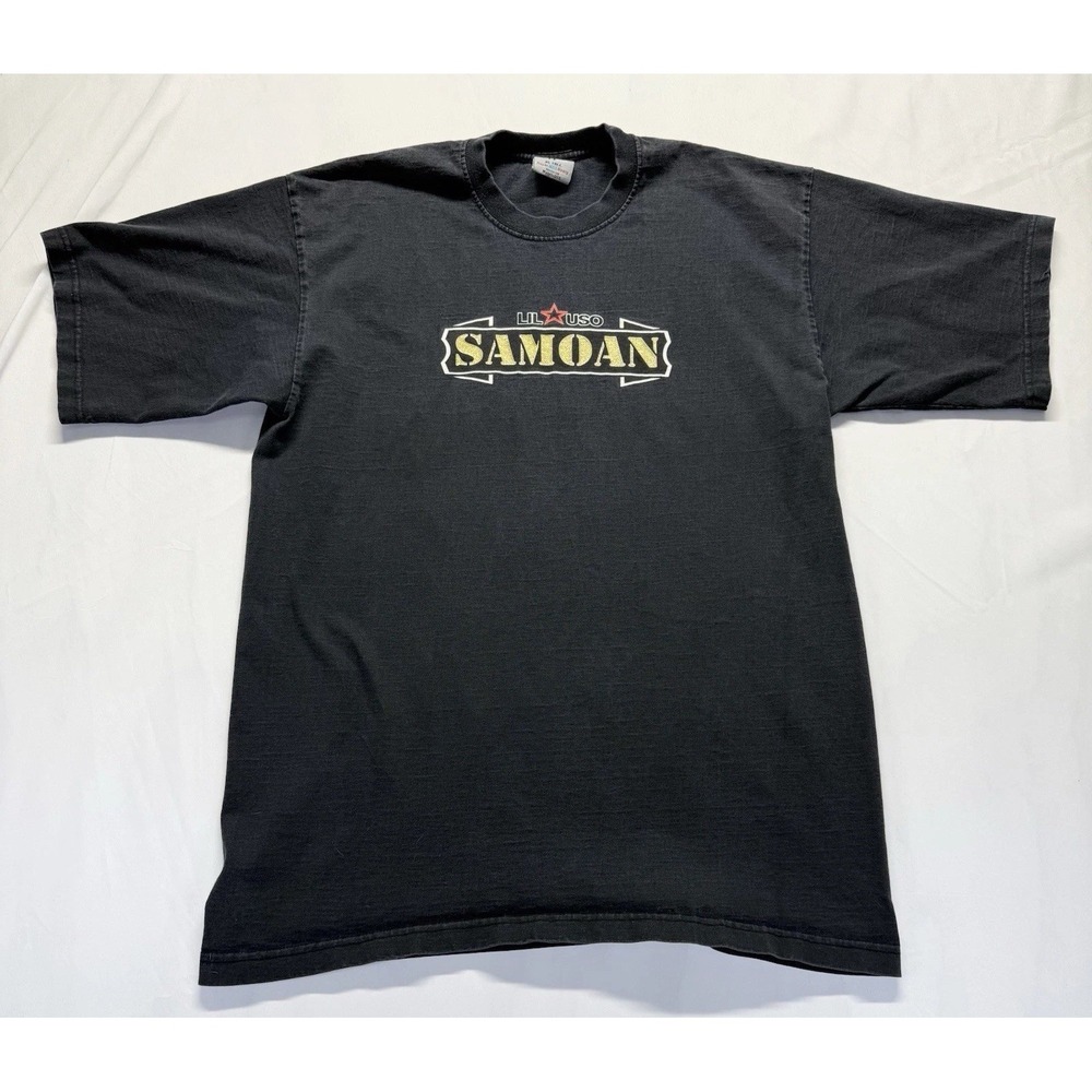 Lil Uso Samoan T Shirt XL Tall black Shaka SumerMax Tee streetwear USA made